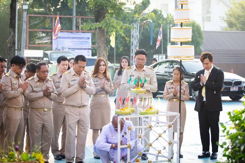พิธีบวงสรวง เทศบาลเมืองแม่เหียะ